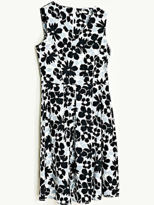 Summer Midi Shirt Dress Black