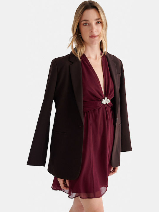 Mini Dress Red 92271712-Bordeaux