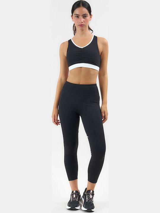 Damenturnsport-BH Schwarz