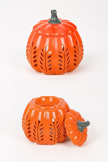 Керамичен Арома Лампа Тиква 13x13x14см Едноцветен Candlemaker
