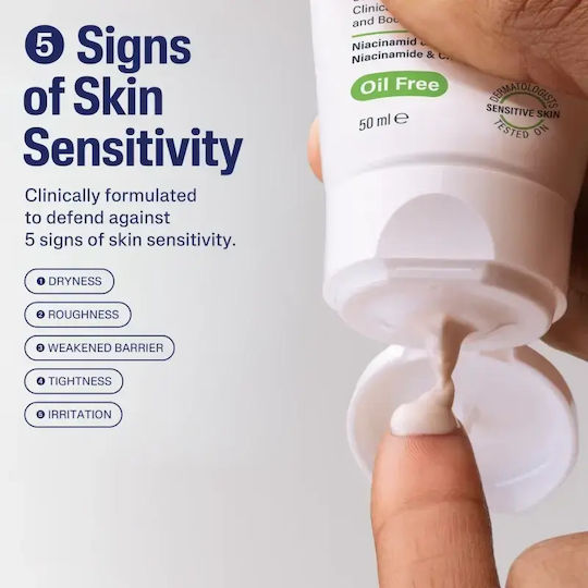 Cetaphil Feuchtigkeitsspendende Gesichtscreme Tag mit Sonnenschutzfaktor (SPF)30 gegen Fehler mit Niacinamid 50ml