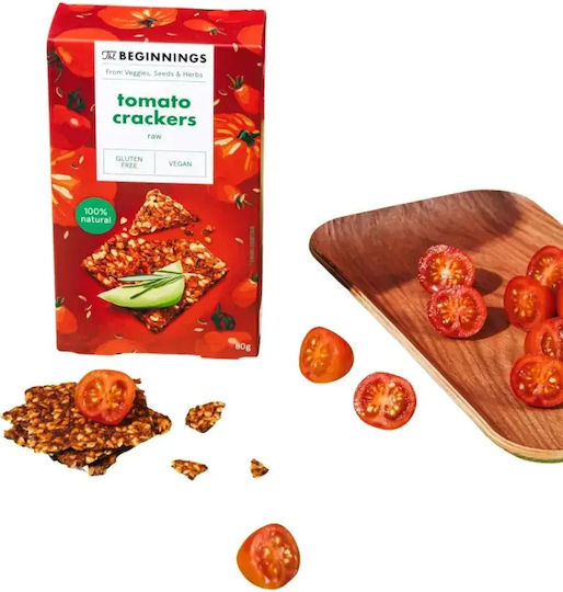 Tomato Crackers Gluten Free 80gr