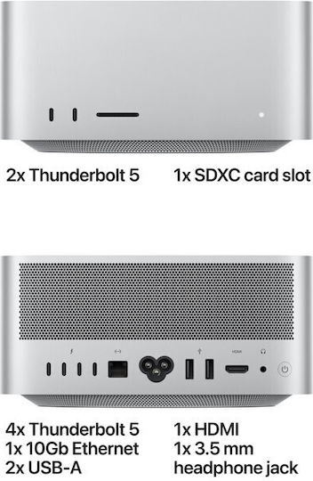 Apple Mac Studio 2026 (M5 Ultra 30-core/96GB/1TB SSD/MacOS) 64-core GPU