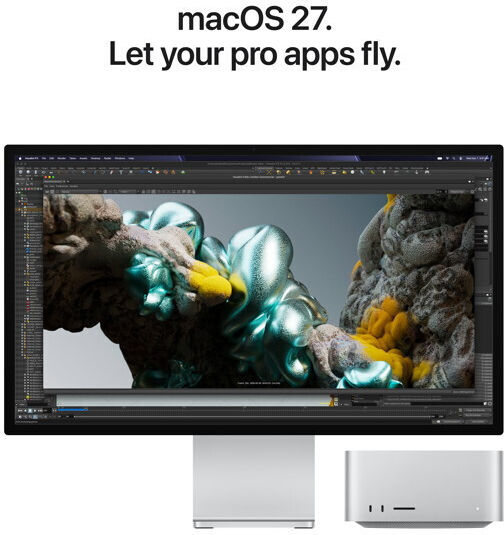 Apple Mac Studio 2026 (M5 Ultra 30-core/96GB/1TB SSD/MacOS) 64-core GPU