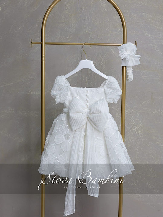Stova Bambini White Baptism Dress