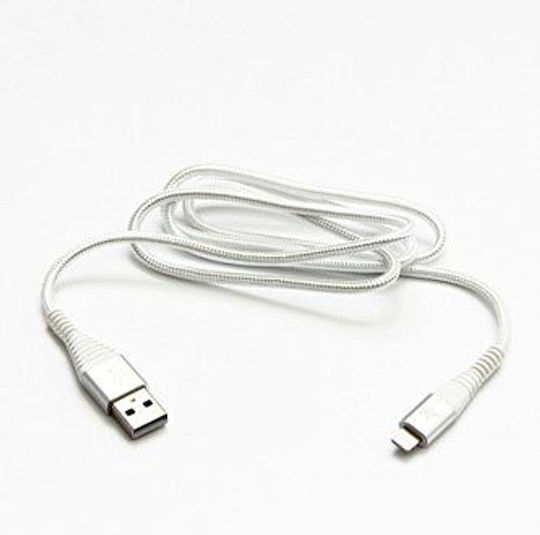 Logo Collection USB-A zu Lightning Kabel Weiß 1m