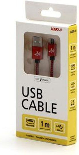 Logo Collection 2m Regular USB 2.0 to micro USB Cable