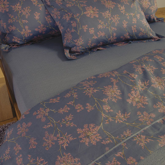 Nef-Nef Homeware Σετ Υπέρδιπλη 240x230cm Foxy Grey/blue