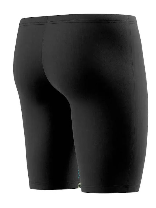 Speedo Medley Logo Men's Racing Jammer Swimsuit Black
