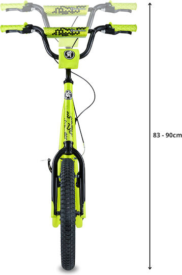 HyperMotion Kinderroller Runkie 2-Rad für 8+ Jahre Gelbes