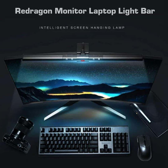 Redragon Monitor-Lichtleisten GML-113 28.15.0001 Weiß mit Einstellbarer Farbtemperatur