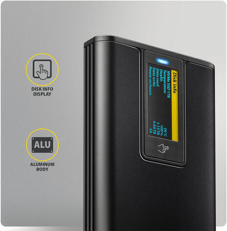 Axagon Кутия за Твърд Диск M.2 SATA III NVMe със Свързаност SATA USB 3.2 Type-C