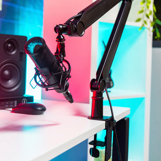 Plugger Studio Flextream Stand Braț Articulat De Masă Pentru Microfon