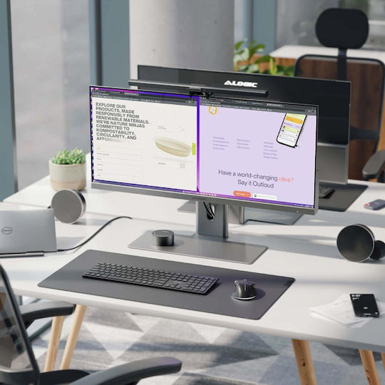 Alogic Edge 40 UltraWide IPS Monitor 40" QHD 3440x1440 with Response Time 14ms GTG Silver