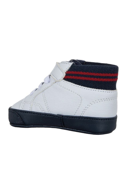 Ralph Lauren Baby Soft-Sole Boots White Polo