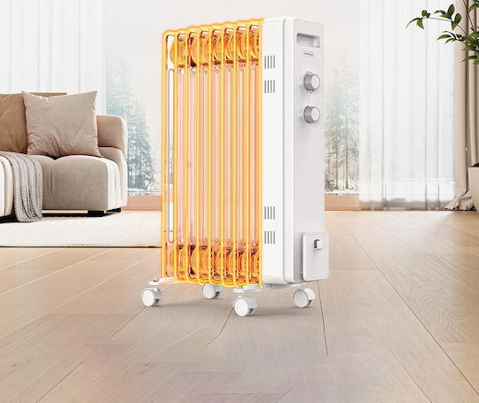 Resteq Oil Filled Radiator with 9 Slices 2000W