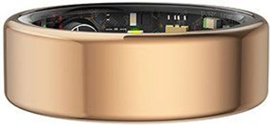 Powerton WPSR02 Inel Inteligent Mărimea 10 cu Monitor de Ritm Cardiac Auriu