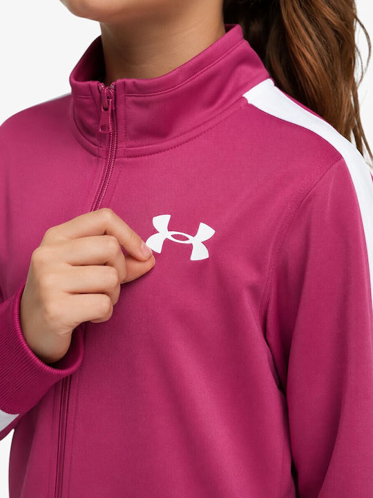 Em Knit Track Suit Kids Tracksuits Fuchsia Sweatpants Set 2 Pieces