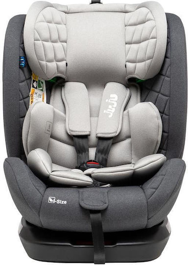 Juju Total 360 I-Size Kindersitz Auto mit ISOfix Graues