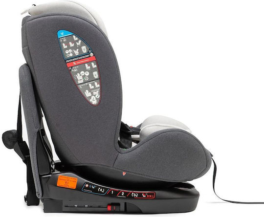 Juju Total 360 I-Size Kindersitz Auto mit ISOfix Graues