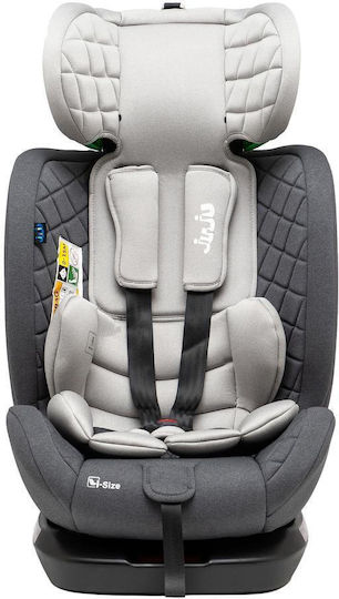 Juju Total 360 I-Size Kindersitz Auto mit ISOfix Graues