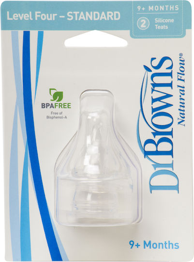 Dr. Brown's Natural Flow Options Level 4 Babyflaschensauger für 9+ Monate 2cm