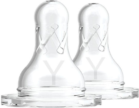 Dr. Brown's Silicone Fast Flow Bottle Teats for 9+ Months 2 Pieces