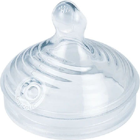 Nuk For Nature Silicone Baby Bottle Teats Medium Flow for 0+ months 2pcs