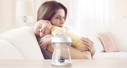 Chicco Natural Feeling Биберони от Силикон Регулируем поток за 4+ месеца 2pcs