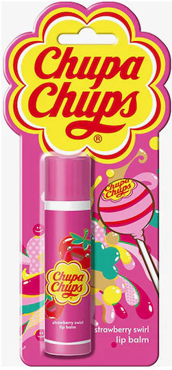 Балсам за устни Chupa Chups Strawberry Swirl 4 гр