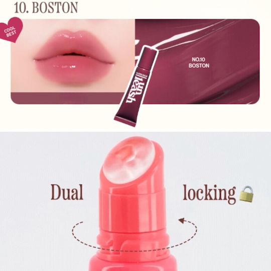Unleashia Sunset Dazzle Lip Gloss No. 10 Boston 10gr