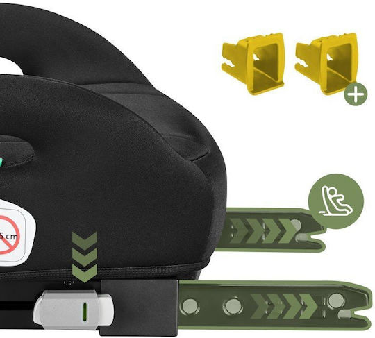Tulano Cabby 30 Scaun de Mașină pentru Copii Booster i-Size cu Isofix Negru 15-36 kg
