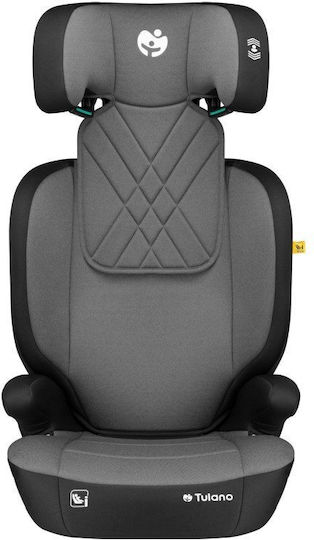 Tulano Joy 45 Столче за кола Бустер i-Size с Isofix Сив