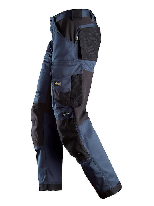 Snickers Workwear Allroundwork Stretch Loose Arbeitshosen Marineblau