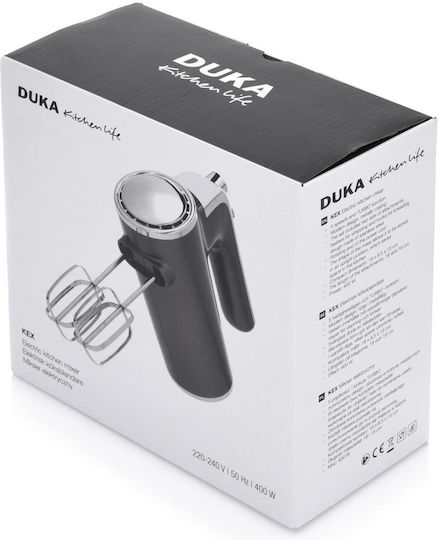 Duka Μίξερ Χειρός 400W Γκρι