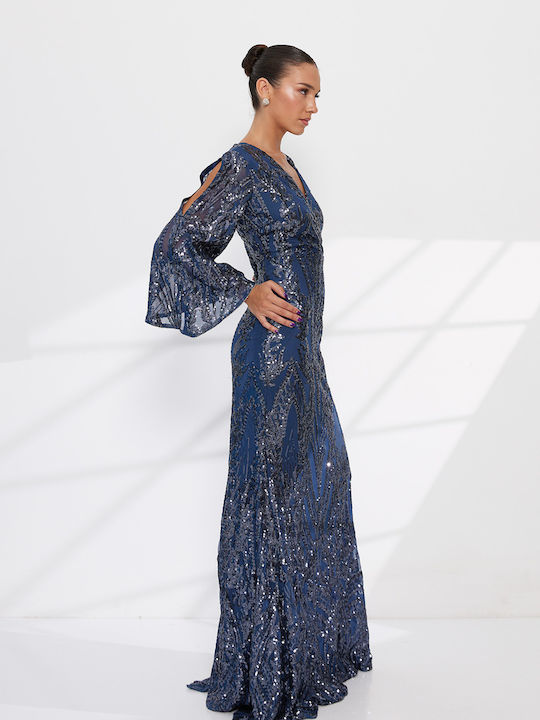 Rochie Maxi de Seara Albastră