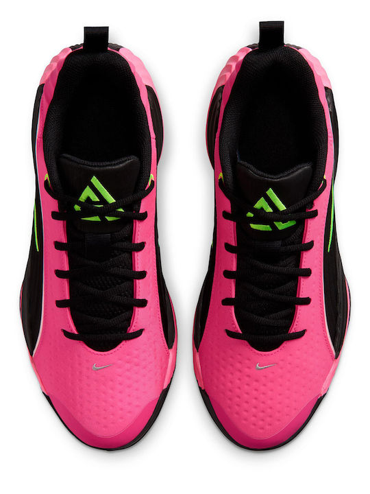 Giannis Immortality 5 Ниски Баскетболни Обувки Hyper Pink / Oracle Pink / Черно / Volt