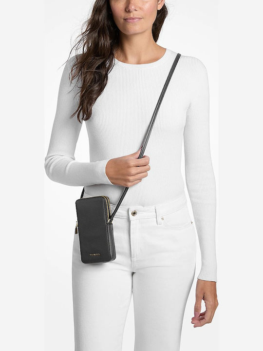 Michael Set Leather Women's Crossbody / Shoulder Bag Black