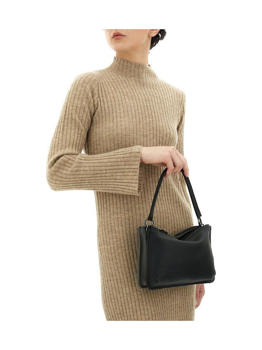 G11 Duo Office Leather Women's Handbag / Shoulder / Crossbody Black