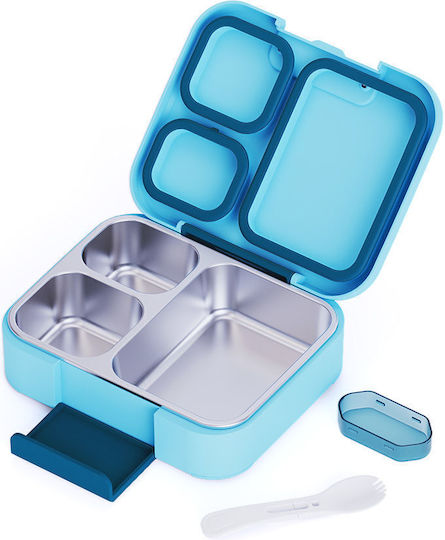 Estia Save The Aegean Stainless Steel Kids Food Container 0.95lt Ocean Play