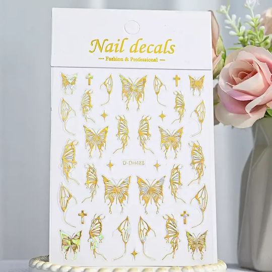 3d Stars Stickers Nails
