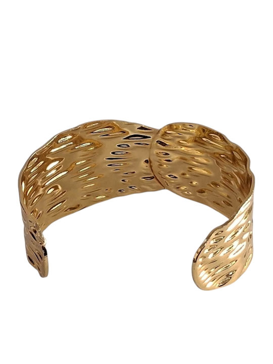 Kalliopi Silver Γυναικείο Βραχιόλι από Ατσάλι Επιχρυσωμένο