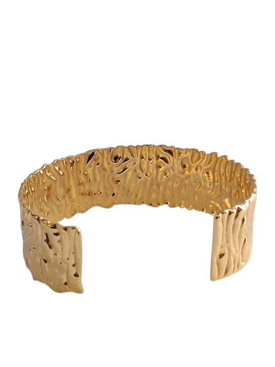 Kalliopi Silver Γυναικείο Βραχιόλι από Ατσάλι Επιχρυσωμένο