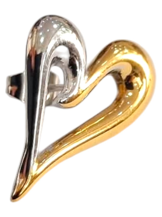 Kalliopi Silver Vergoldete Stahl Stecknadelverschluss Ohrringe Kalliopi Silver Vergoldete Stahl Stecknadelverschluss Ohrringe