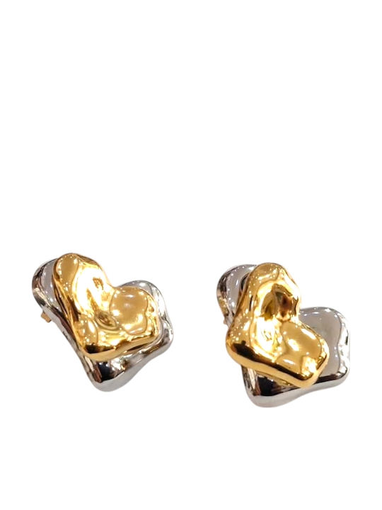 Kalliopi Silver Vergoldete Stahl Stecknadelverschluss Ohrringe Kalliopi Silver Vergoldete Stahl Stecknadelverschluss Ohrringe