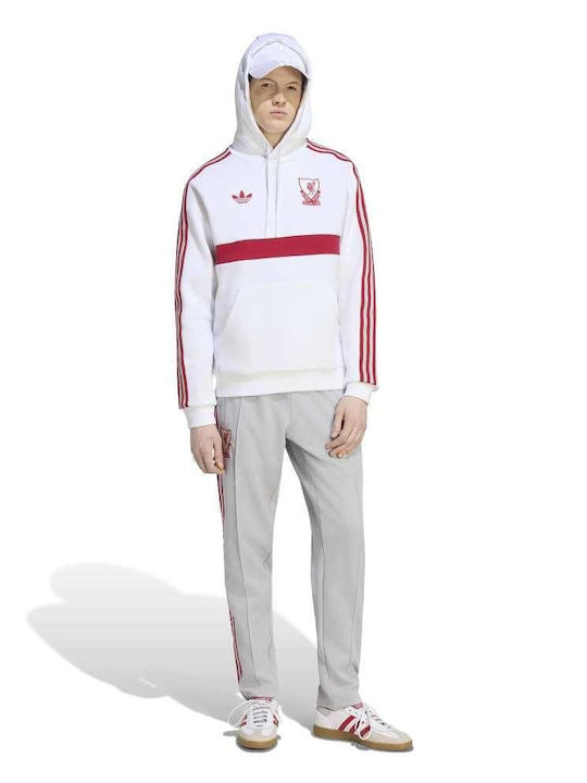 Φούτερ με Κουκούλα White