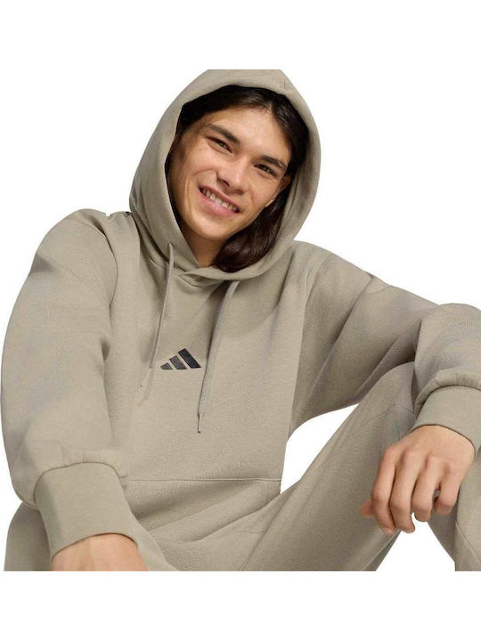 M Feelcozy Hooded Sweatshirt Silver