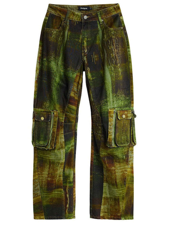 Damen Stoffhose Grün