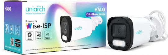 Uniarch IPC-B244-ADF28K-WP IP Κάμερα Παρακολούθησης Full HD+ 4MP Αδιάβροχη με Μικρόφωνο και Φακό 2.8mm