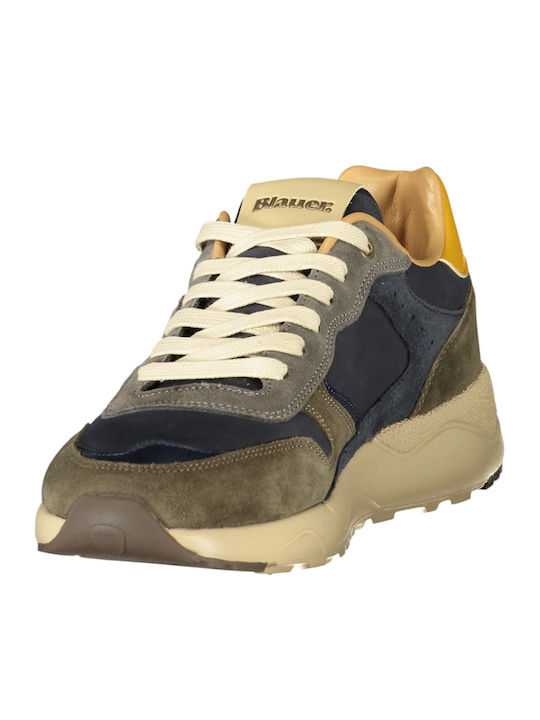 Adidași Pentru Bărbați Khaki / Albastru / Galbeni